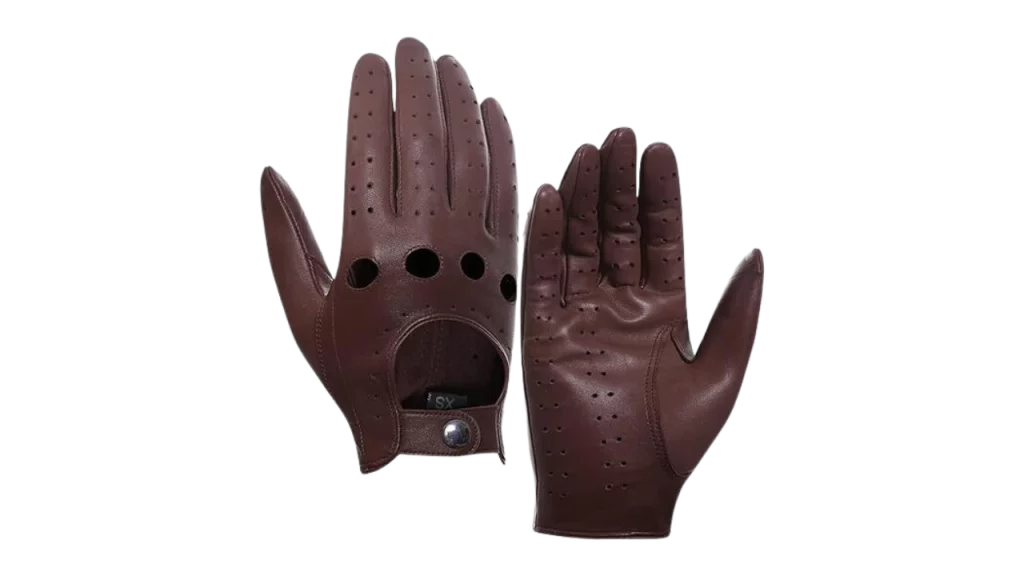 driving gloves - Harssidanzar Lambskin Leather Driving Gloves