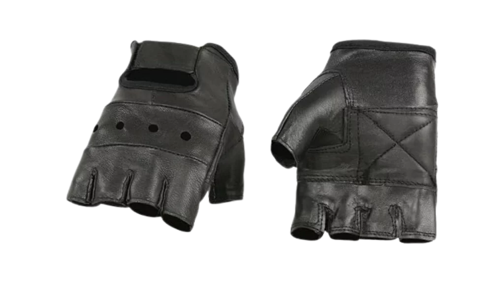driving gloves - Milwaukee Leather SH216 Fingerless Gloves