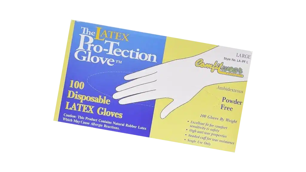 disposable gloves - Comfitwear Powdered Latex Gloves