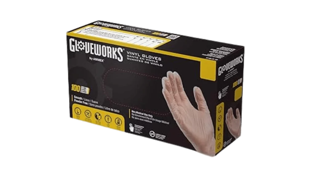 disposable gloves - GloveWorks Vinyl Gloves